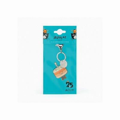 Jellycat Amuseables Jellina Birthday Cake Keyring Bag Charm Australia | 571486ORP